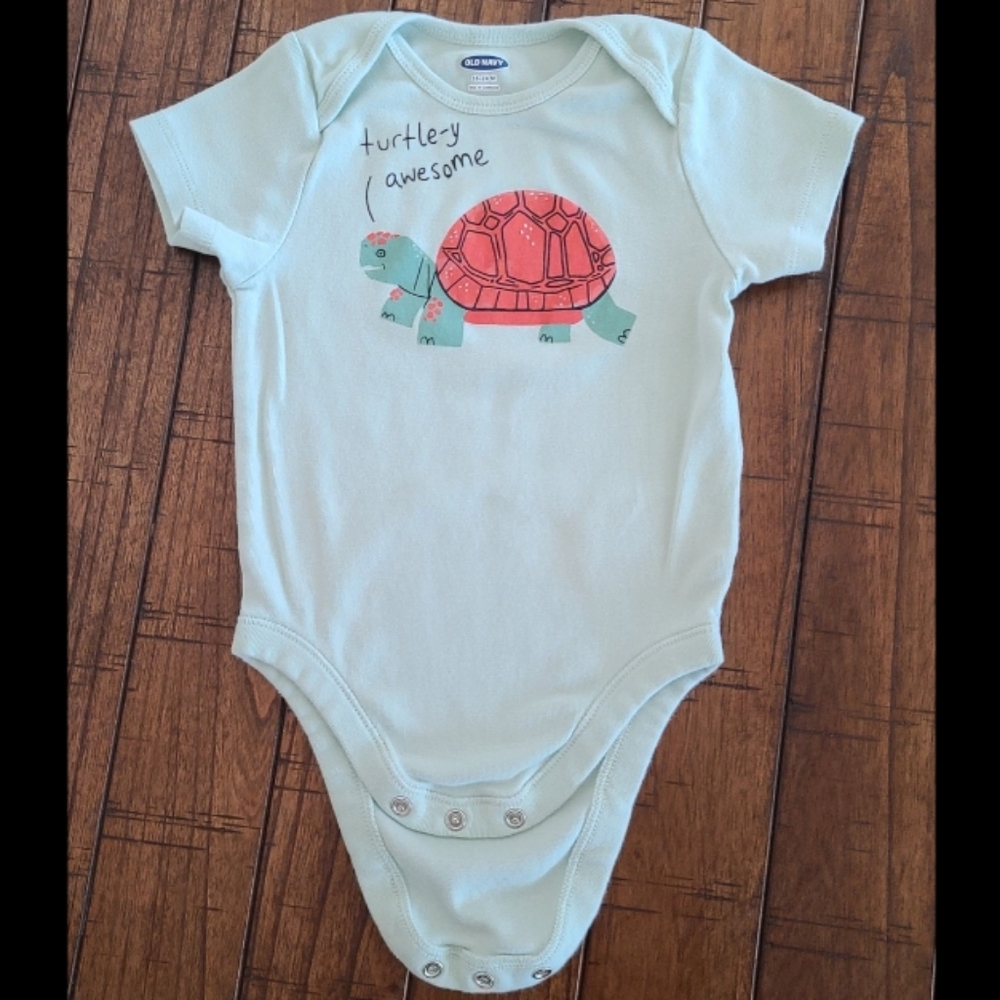 Old Navy, Mint Green Bodysuit, 18-24 Months